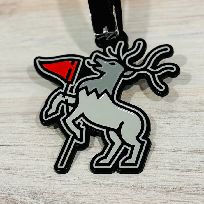 Matchstick x Highlands "Ser Eldrick the Elk" Bag Tag
