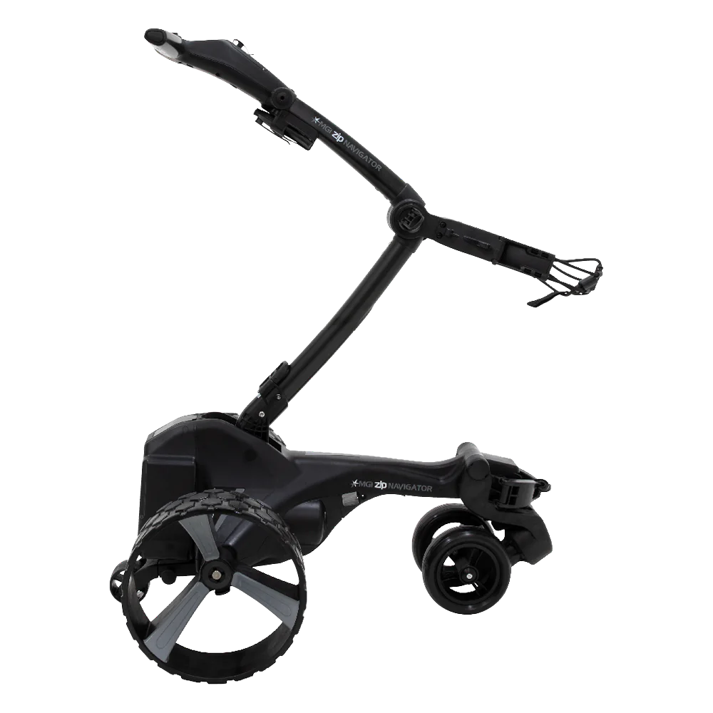 MGI Zip Navigator Electric Caddie Push Cart (Black)